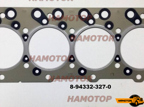 Прокладка ГБЦ  ISUZU 4JA1, 4JB1  8-97350-319-0, 8-94332-327-0, JA139M1 (1,65 мм)  SANWA